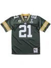 Mitchell & Ness "nfl Packers 2010 Charles Woodson" Authentic Superbowl Jersey T-shirt In Green