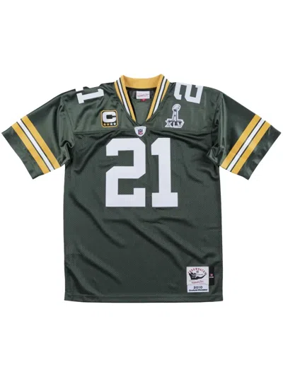 Mitchell & Ness "nfl Packers 2010 Charles Woodson" Authentic Superbowl Jersey T-shirt In Green