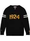 Mitchell & Ness Nhl 100th Anniversary Bruins "black" Sweater In Black