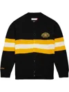 Mitchell & Ness Nhl "100th Anniversary Bruins" Cardigan In Black