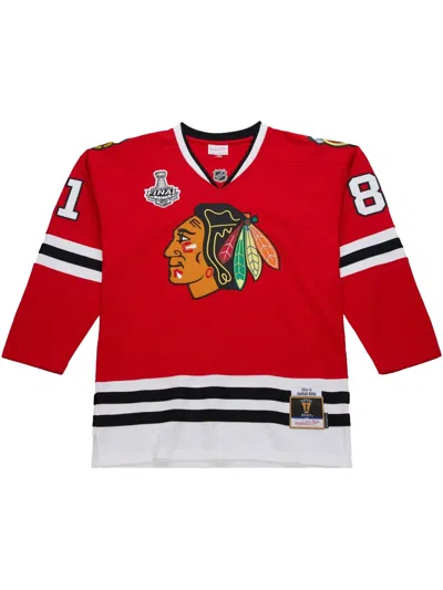 Mitchell & Ness Nhl "blackhawks 2014 Marian Hossa" Jersey In Red