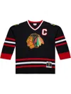 Mitchell & Ness Nhl Dark Alternate "blackhawks 1997 Chris Chelios" Jersey In Black