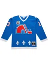 Mitchell & Ness Men's Hockey Jacket Nhl Dark Jersey 1992 No 13 Sundin Quenor Blue In Blue