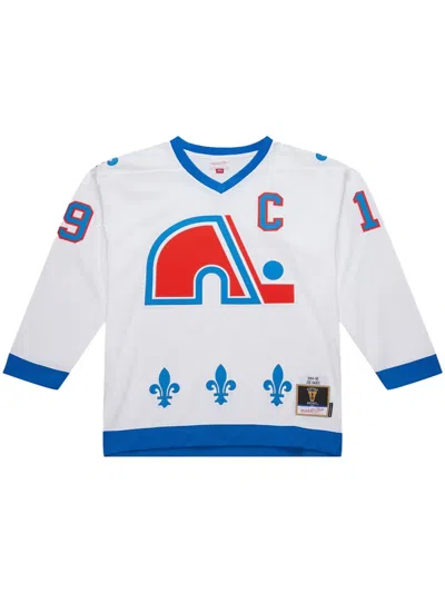 Mitchell & Ness Nhl "nordiques 1994 Joe Sakic" Jersey In White