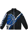 Mitchell & Ness Orlando Magic Exploded Logo Warm-up Jacket In Black
