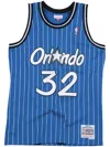 Mitchell & Ness "orlando Magic Road 1994-95 Shaquille O'neal" Swingman Jersey In Blue