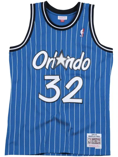 Mitchell & Ness "orlando Magic Road 1994-95 Shaquille O'neal" Swingman Jersey In Blue