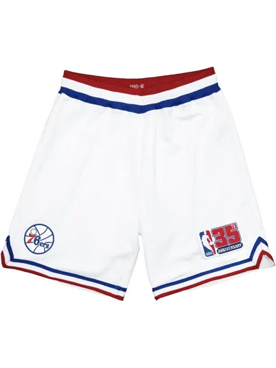 Mitchell & Ness Philadelphia 76ers 1980/81 Authentic Shorts In White