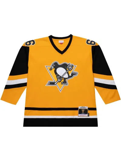 Mitchell & Ness Pittsburgh Penguins 1984/85 Mario Lemieux Power Play Jersey In Yellow