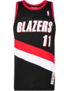 Mitchell & Ness Portland Trail Blazers 1999/00 Arvydas Sabonis Swingman Road Jersey In Black