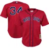 Mitchell & Ness Preschool  David Ortiz Red Boston Red Sox Cooperstown Collection Mesh Batting Practic In Red
