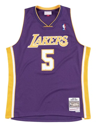 Mitchell & Ness Robert Horry Nba Los Angeles Lakers 1999/2000 Swingman Tank Top In Purple