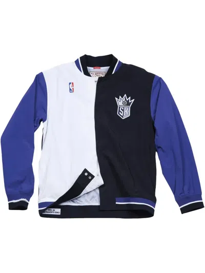 Mitchell & Ness Sacramento Kings 1995/96 "purple" Warm-up Jacket In Black