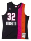 Shop Mitchell & Ness Shaquille O'neal Nba Miami Heat 2005 Swingman Vest