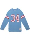 Mitchell & Ness Tenesse Oilers 1980 Earl Campbell T-shirt In Blue