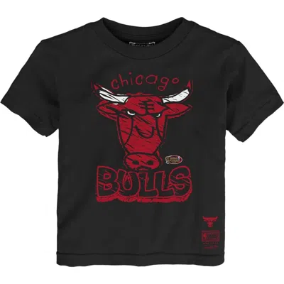 Mitchell & Ness Kids' Toddler  Black Chicago Bulls Favorite Team T-shirt
