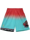 Mitchell & Ness "vancouver Grizzlies 1996" Fadeaway Swingman Shorts In Blue