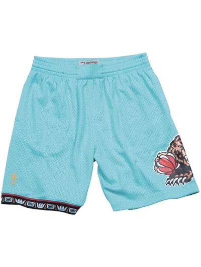 Mitchell & Ness "vancouver Grizzlies Road 1996-97" Swingman Shorts In Blue