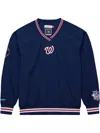Mitchell & Ness Washington Nationals Sweatshirt In Blue