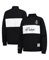 Mitchell & Ness Women's Black Green Bay Packers Quarter-zip Jacket In Black