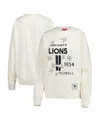Mitchell & Ness Women's Cream Detroit Lions Shooting Stars Pullover Sweatshirt In Cream