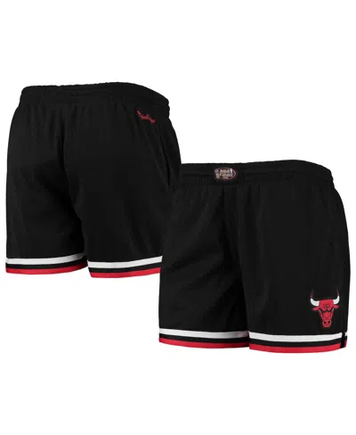 Mitchell & Ness Women's  Black Chicago Bulls Hardwood Classics 1996 Nba Finals Jump Shot Shorts