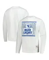 Mitchell & Ness X Bud Light Men's White Indianapolis Colts The Crest Pullover Sweatshirt In White