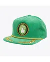 Mitchell & Ness X Dannijo Women's Kelly Green Boston Celtics Deadstock Cord Snapback Hat In Kelly Green