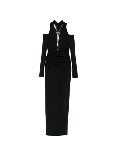 Mitiliane Couture Cut-out Maxi Dress In Black