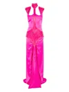 Mitiliane Couture Detachable-panel Maxi Dress In Pink