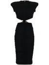 Mitiliane Couture Dominique Midikleid In Schwarz