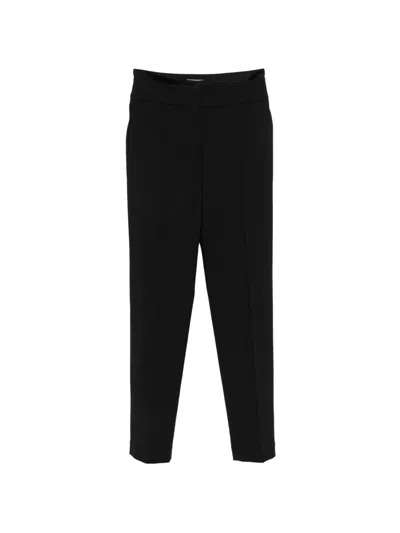 Mitiliane Couture Double Front Opening Trousers In Black