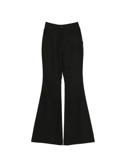Mitiliane Couture Flared Trousers In Black