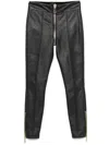 Mitiliane Couture Leather Trousers In Black