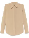 Mitiliane Couture Pinstriped Shirt In Neutrals