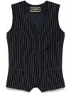 MITILIANE COUTURE PINSTRIPED VEST