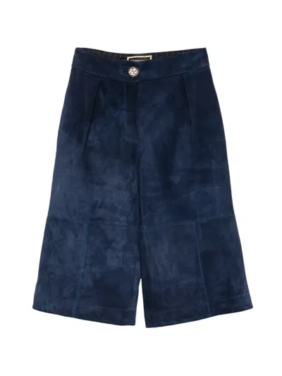Mitiliane Couture Pleated Trousers In Blue