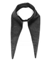 Mitiliane Couture Pointed Leather Tie In Gray
