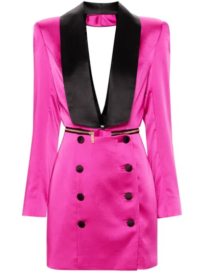 Mitiliane Couture Smoking-kleid In Rosa