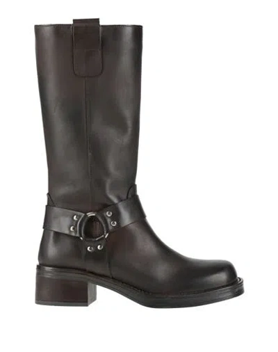 Mito Woman Boot Dark Brown Size 10 Leather