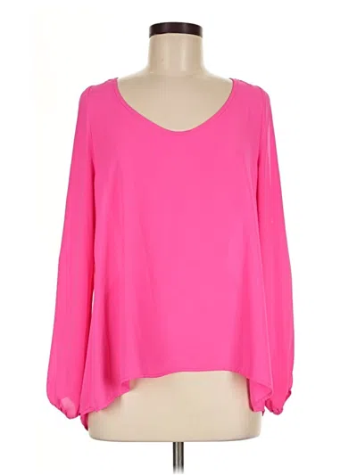 Pre-owned Mittoshop 3/4 Sleeve Blouse In Pink