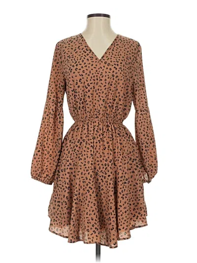 Pre-owned Mittoshop Casual Dress In Brown