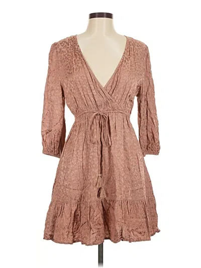 Pre-owned Mittoshop Casual Dress In Brown
