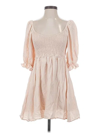 Pre-owned Mittoshop Casual Dress In Tan