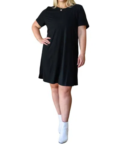 Mittoshop Come Over Now T-shirt Dress In Black
