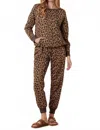 Mittoshop Leopard Pullover Sweater In Brown In Brown