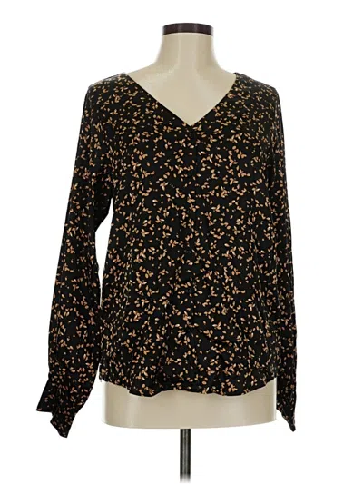 Pre-owned Mittoshop Long Sleeve Blouse In Gold