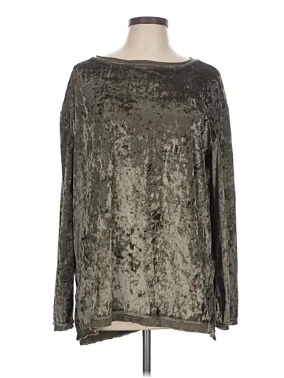 Pre-owned Mittoshop Long Sleeve Blouse In Gray