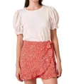 Mittoshop Mix Media Ruffle Knit Top In White