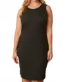 Mittoshop Rib Knit Tank Mini Dress In Black In Black